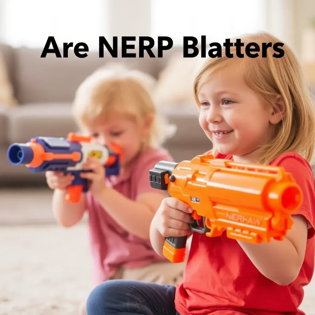 Are NERF blasters safe for young children?