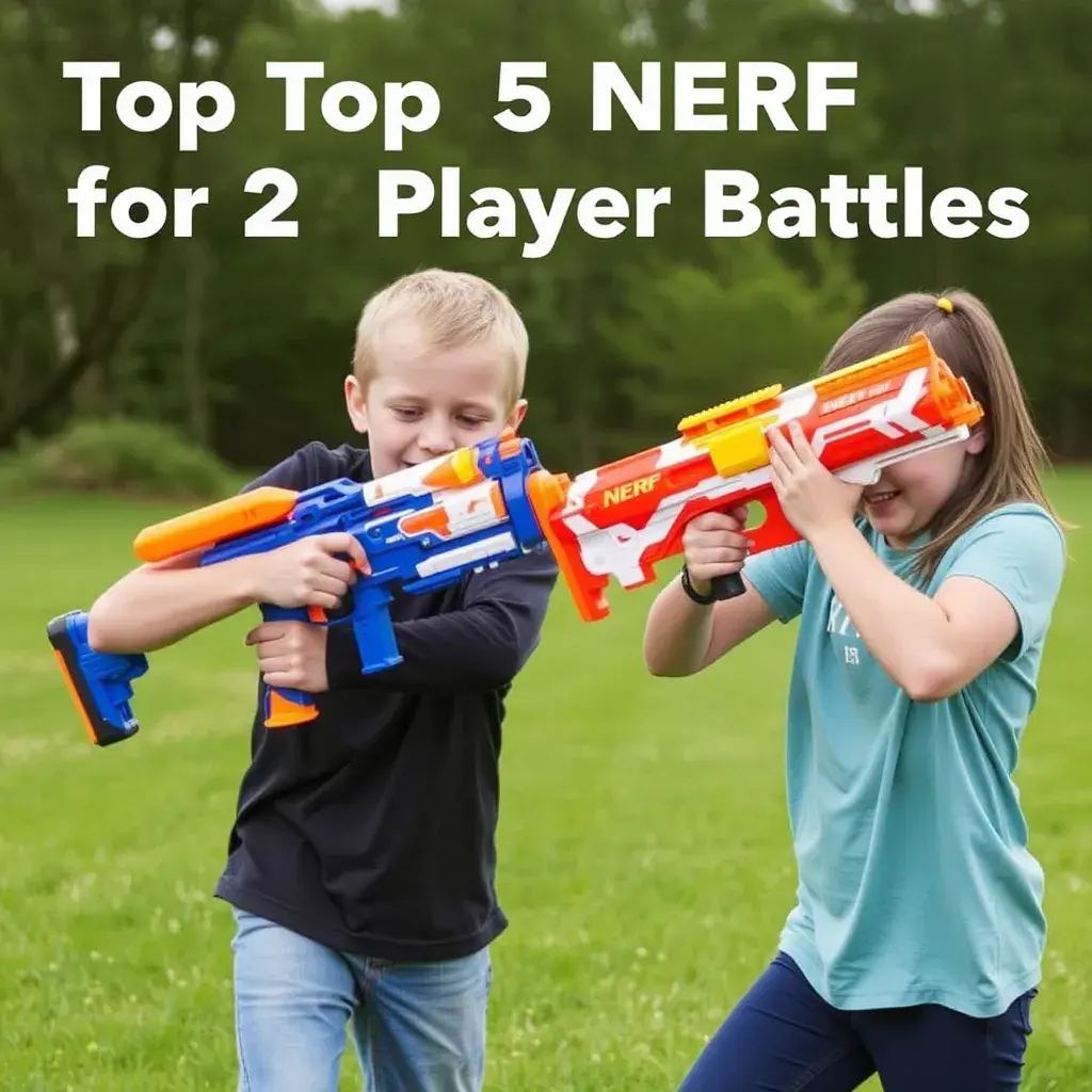 Top 5 NERF blasters for 2-player battles