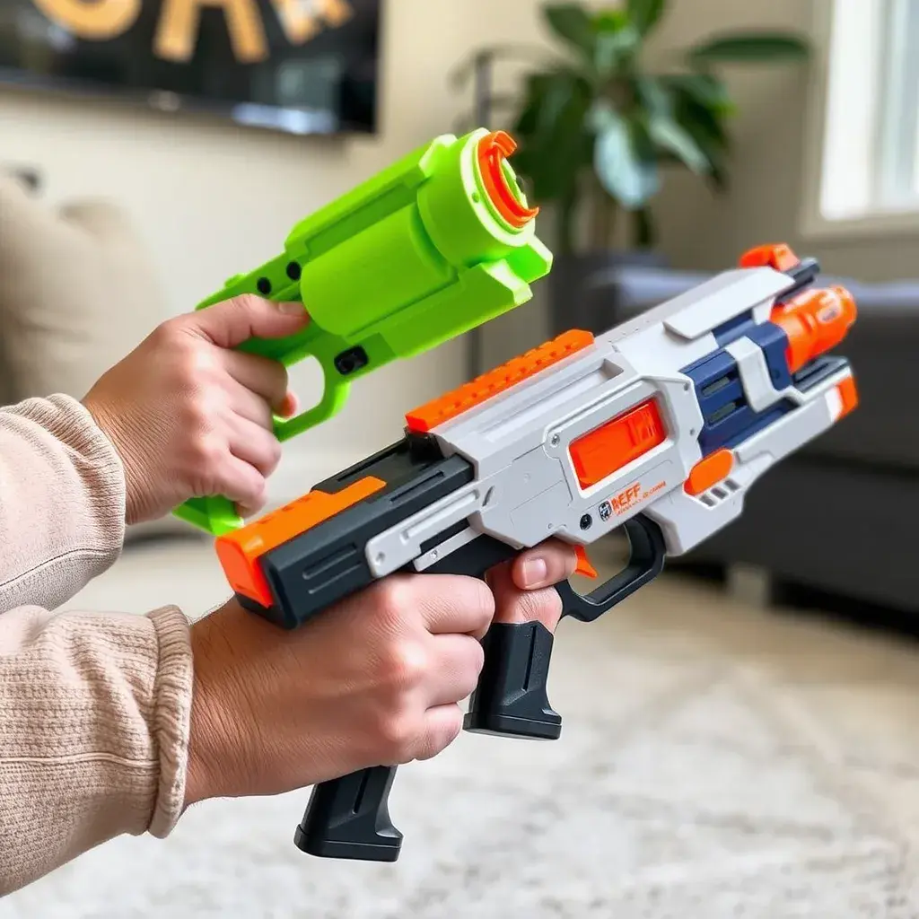 Can NERF blasters be used indoors safely?